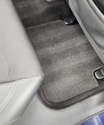 Vehicle interior after detailing